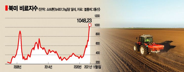 에너지 대란 나비효과…물류 이어 곡물값에도 영향