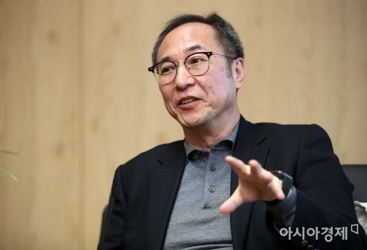 신 원장은 ESG 경영은 성과와 위험관리 차원에서도 이미 우월한 성과를 내고 있다고 강조했다. /김현민 기자 kimhyun81@