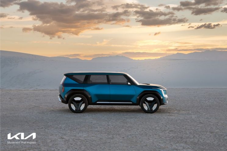  기아, 첫 대형 전기 SUV 콘셉트카 '더 기아 콘셉트 EV9' 공개