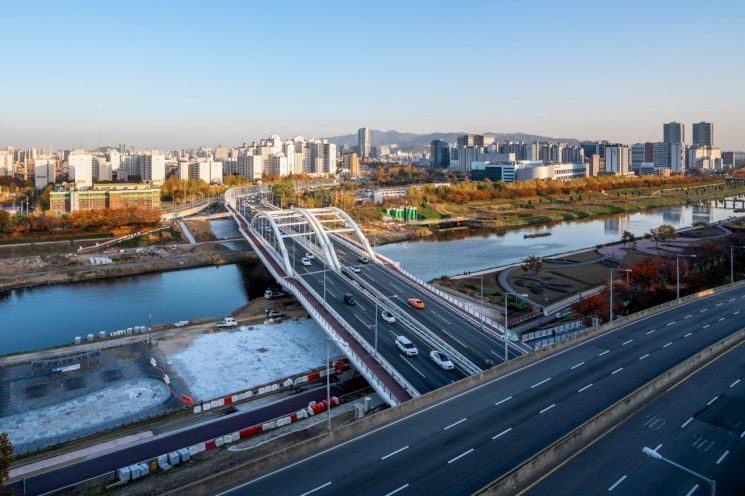 사성교 전경(오류-구로방향)