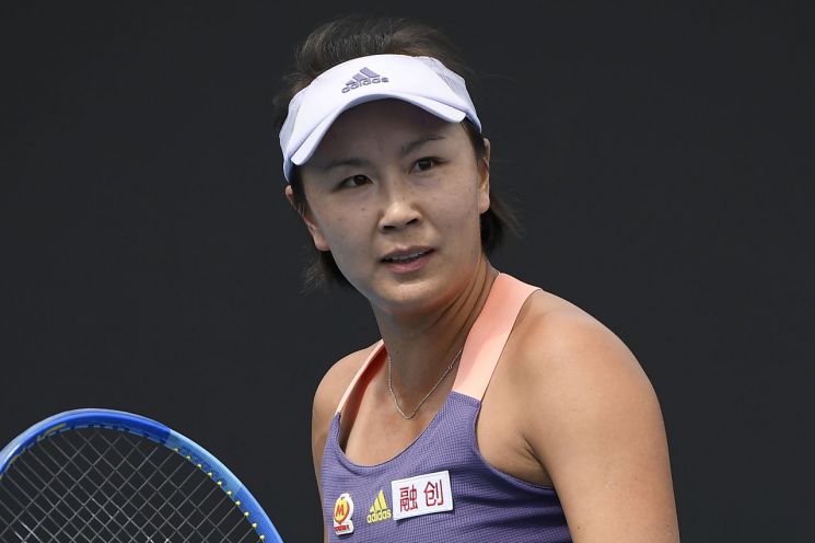 WTA, 중국서 테니스 대회 중단 "펑솨이 의혹에 中 침묵"
