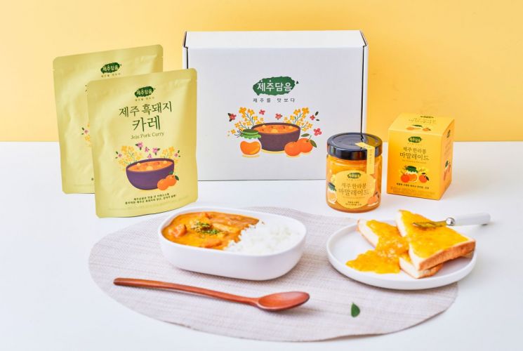 오뚜기, 제주담음 ‘제주 흑돼지카레·한라봉마말레이드’ 출시 