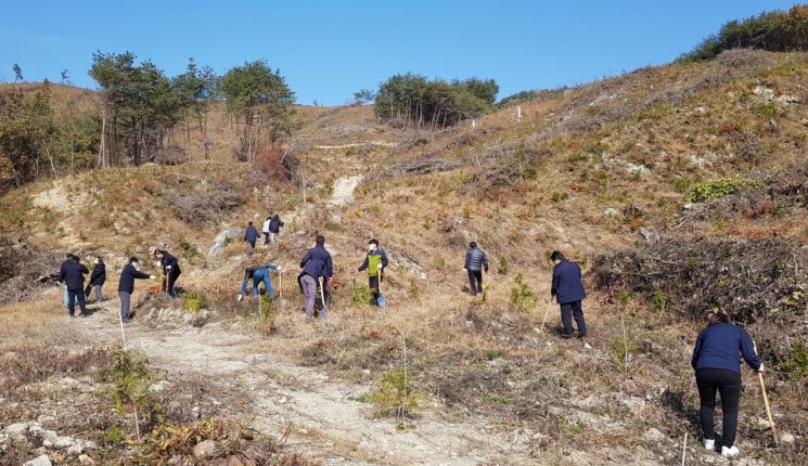 산청군·산림조합, 건강한 숲 만들기 위해 1일 체험행사