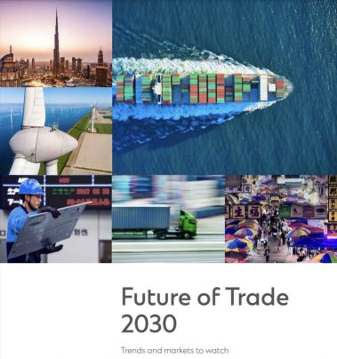 '무역의 미래 2030: 주목할 트렌드와 시장' 보고서 표지. 사진=SC그룹 홈페이지.