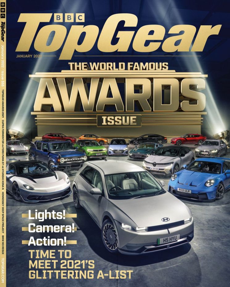 현대자동차가 영국 유력 자동차 전문 매체 '탑기어(Top Gear)'에서 '올해의 자동차회사(Manufacturer of the year)'와 '올해의 차(Car of the Year)'로 동시에 선정됐다
