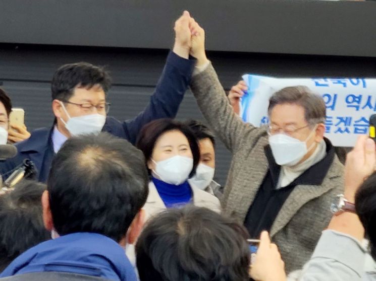 이재명, 전북 진안·무주·장수 추가 방문