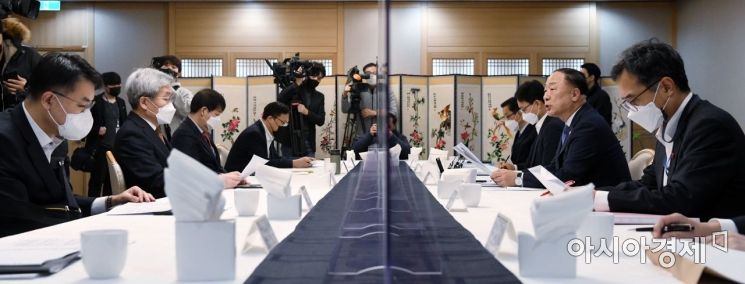 [포토] 홍남기, 부동산시장 점검 관계장관회의 주재
