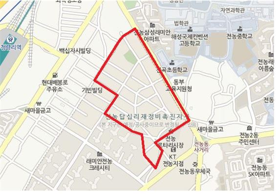 동대문구, 전농8구역 조합설립인가...1515세대· 공공청사 들어서 