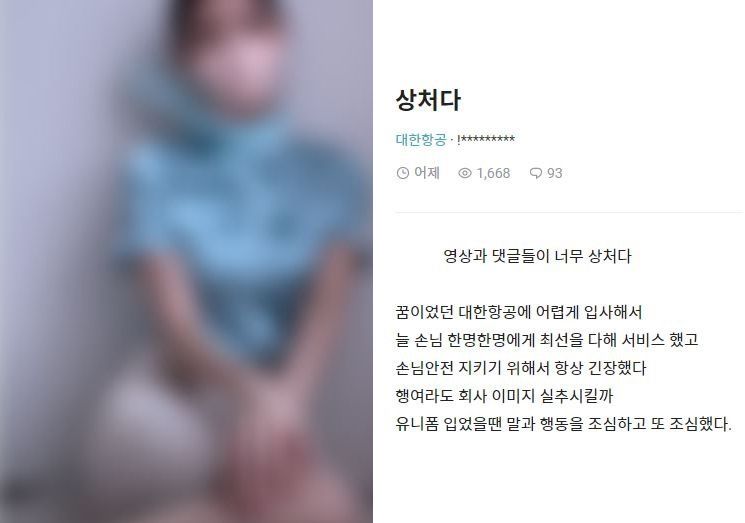 "희롱은 우리가 받아" 대한항공 직원 '승무원 룩북' 논란에 '분통'