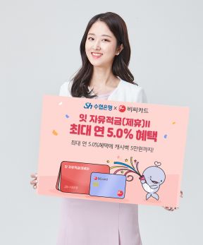 Sh수협은행, BC카드와 연 5.0% 금리혜택 이벤트 실시