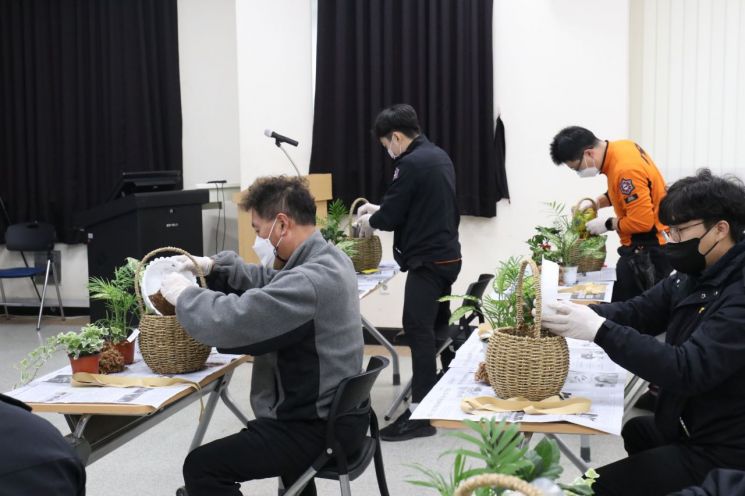 광주 북부소방서, 찾아가는 치유농업 프로그램 참여 
