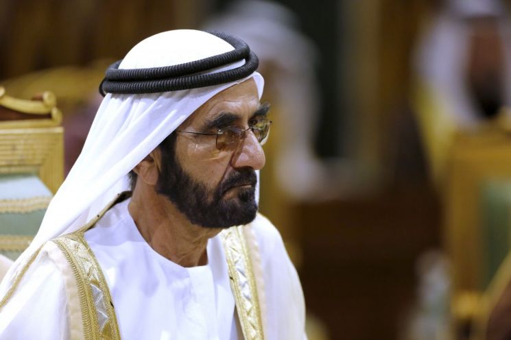 아랍에미리트(UAE) 총리이자 부통령 겸 두바이 지도자인 셰이크 무함마드 빈 라시드 알막툼(72). 사진은 무함마드 총리가 지난 2019년 12월 사우디아라비아 리야드에서 열린 걸프협력회의(GCC) 정상회의에 참석한 모습. [이미지출처=연합뉴스]