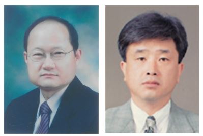 순천대학 배영환 교수(좌)와 정현채 교수(우)