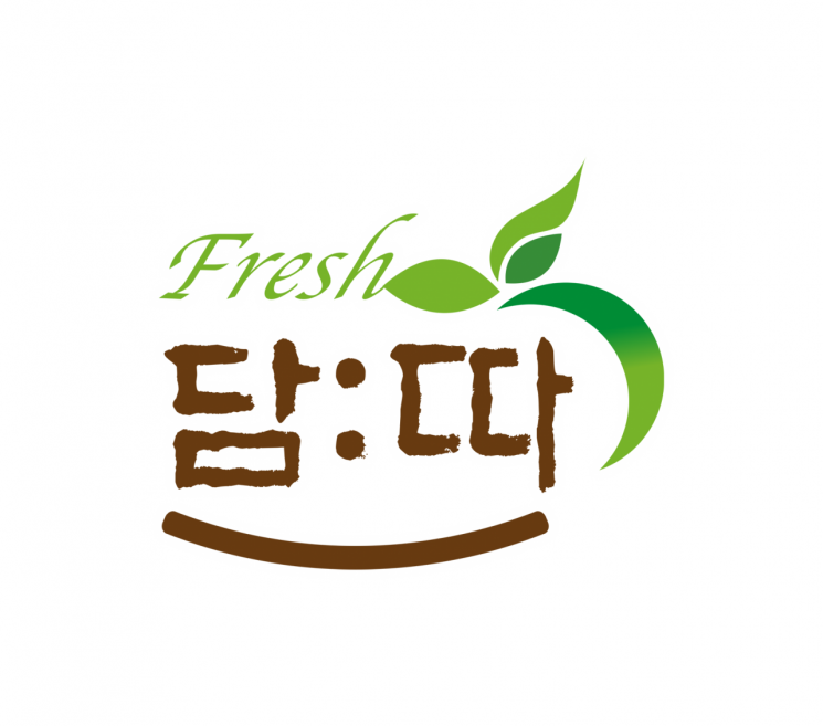 담따프레시 로고.