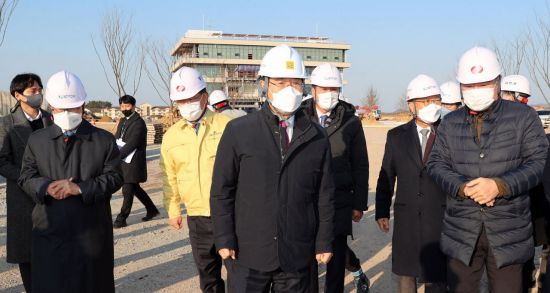 전남도, 새해 첫 업무 '한전공대' 공사 추진상황 점검