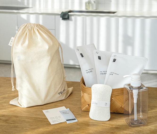 생활공작소, 일상 속 환경보호 실천하는 '주방세제 에코백' 출시