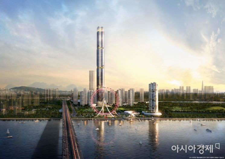 송도 6·8공구 랜드마크타워(103층) 조감도 [인천경제청 제공]