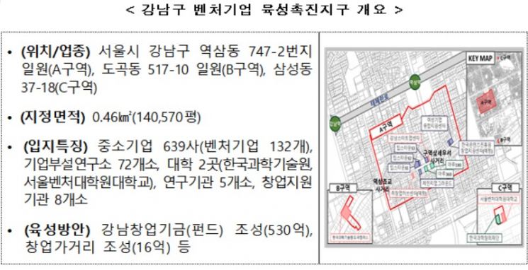 서울 관악·강남, 벤처촉진지구 지정…취득·재산세 37.5% 감면  