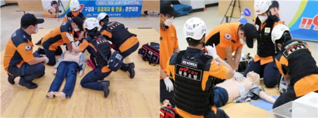제주소방본부, 119구급서비스 품질 평가서 행안부 장관 표창