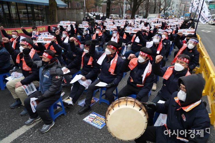 CJ대한통운 파업 20일째…커지는 설 택배대란 우려