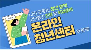 네이버 포털사이트 광고란에 붙을 청년정책 상담 플랫폼 배너.(자료=고용부)
