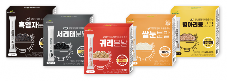 12일 롯데마트가 간편하게 곡물을 섭취할 수 있는 ‘분말스틱포’를 출시했다.