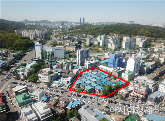 여월동 9-28번지 일원에 위치한 '아파트 같은 마을주차장' 예정지 [사진 제공=부천시]