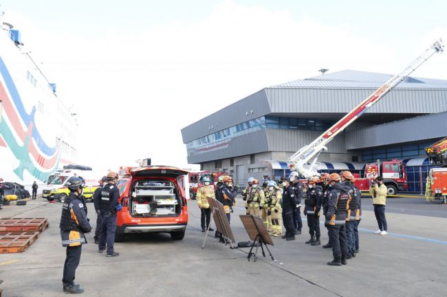 제주소방서 ‘긴급구조통제단 기관합동 훈련’ 실시