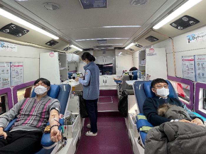 부족한 혈액 채워요! … 경남교육청 새해 첫 헌혈