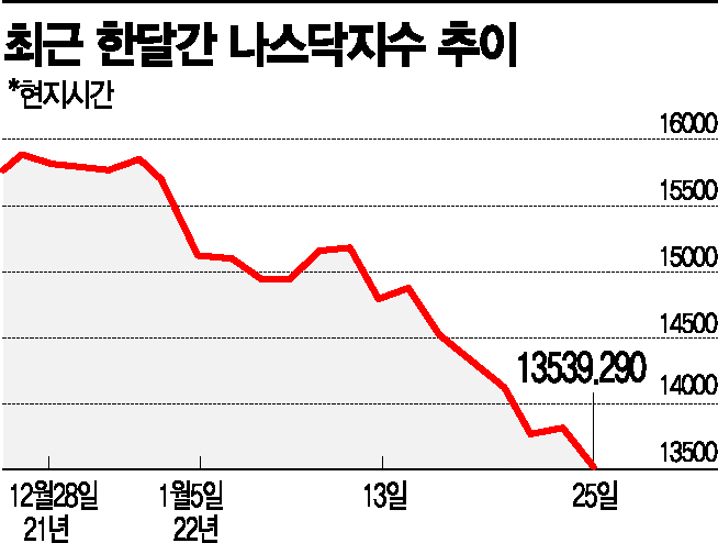 극한의 변동장…나스닥 3배 레버리지 벌써 약 40% 손실
