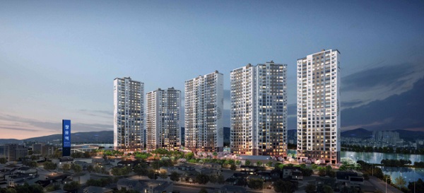 [김해장유역 한라비발디 조감도 (이미지제공 : 우리자산신탁)]