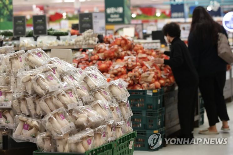 식료품, 비주류 음료 등의 물가 상승은 지출을 줄이기 힘들어 서민들의 체감 경기에 큰 영향을 미친다. / 사진=연합뉴스