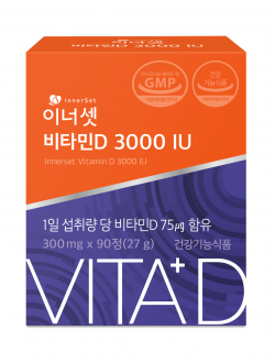 휴온스푸디언스 '이너셋 비타민D 3000IU' (사진제공=휴온스푸디언스)