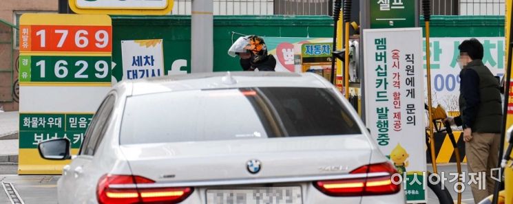 [포토]2월 둘 째 주 휘발유 평균 판매가 리터당 1691.8원