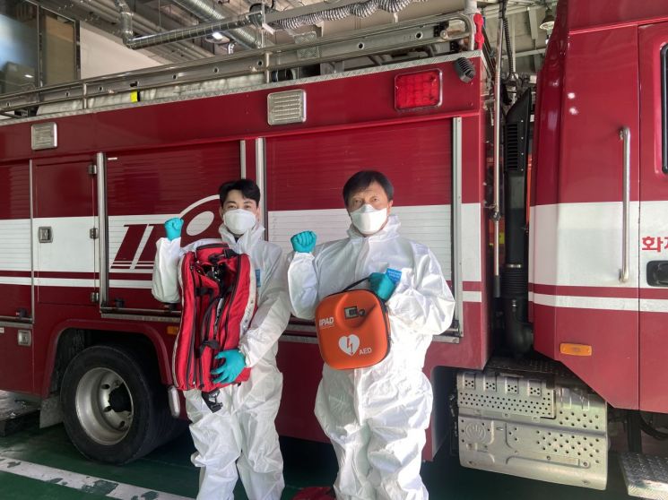 '119펌뷸런스'가 50대 심정지 시민 구했다