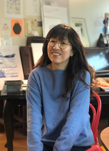 Artist Lee Suji, winner of the Bologna Ragazzi Award Photo by Biryongso