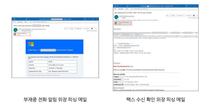 "팩스 수신 확인해 주세요"…'MS 365' 계정 탈취 피싱 메일 주의