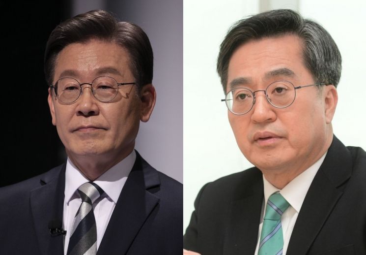 [단독] 이재명, 김동연 찾아가 '빅텐트' 논의… 통합정부 구성에 매진