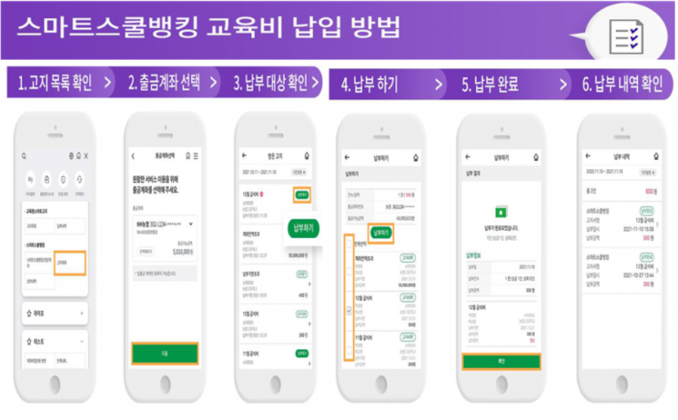 교육비 고지·납부 앱으로 한다…'스마트스쿨뱅킹' 전면 확대