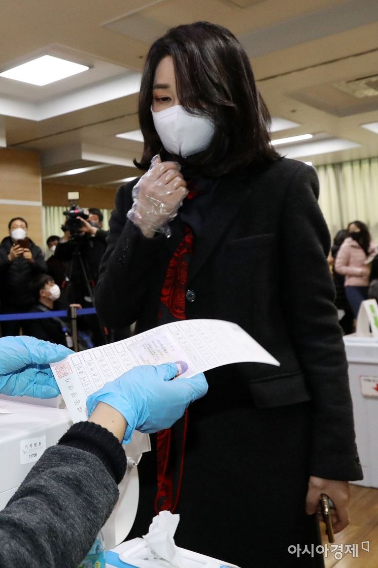 [포토]김건희 사전투표 