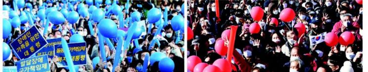 여야, 투표율 사활… 'D-1' 막판 총력전