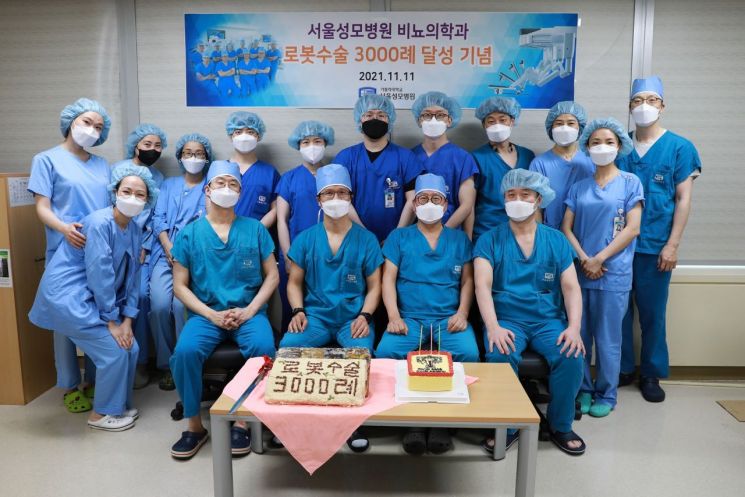 Seoul St. Mary's Hospital Urology Department Achieves 3,000 Robot-Assisted Surgeries