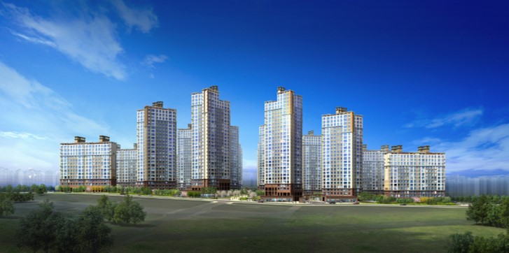 [세종 가락마을 6, 7단지 중흥S-클래스 프라디움 투시도]