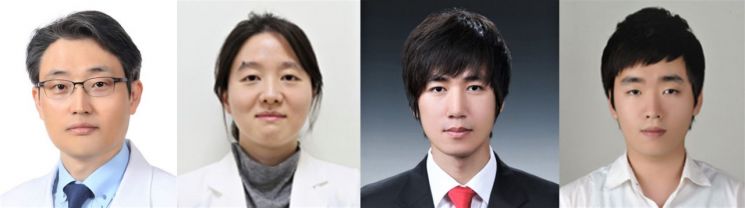(왼쪽부터) 경북대병원 내분비대사내과연구팀 박근규 교수, 최연경 교수, 변준규 연구교수, 이승형 박사과정.