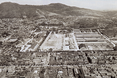 7th Infantry Division Artillery (currently Yongsan Garrison Camp Coiner) area <Source: 1948 U.S. National Archives and Records Administration (NARA)>