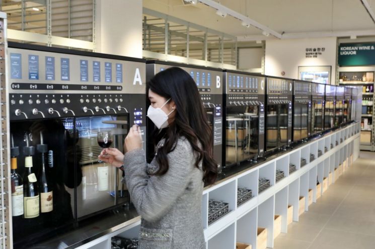 제타플렉스 잠실점 보틀벙커 내 '테이스팅탭'.