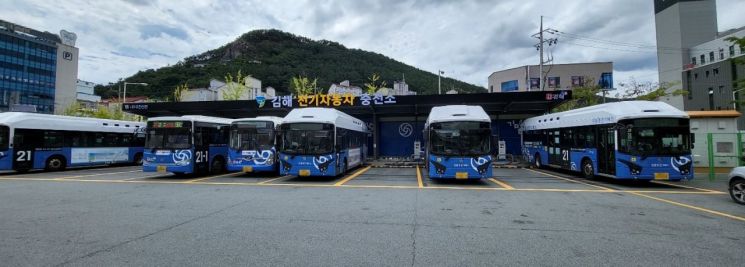 경남 김해시가 시내버스 기사에게 한시지원금을 지급한다.