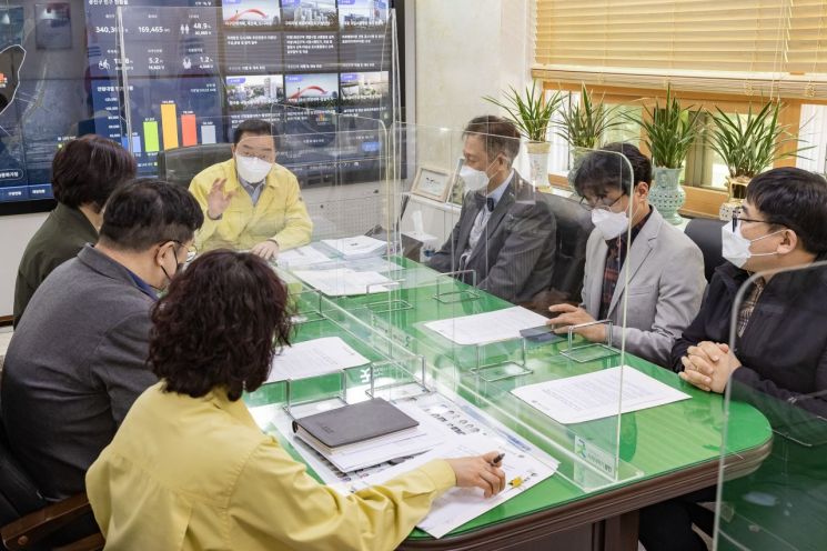 김선갑 광진구청장 ‘보건의료단체장 간담회’ 마치고 예비후보 등록