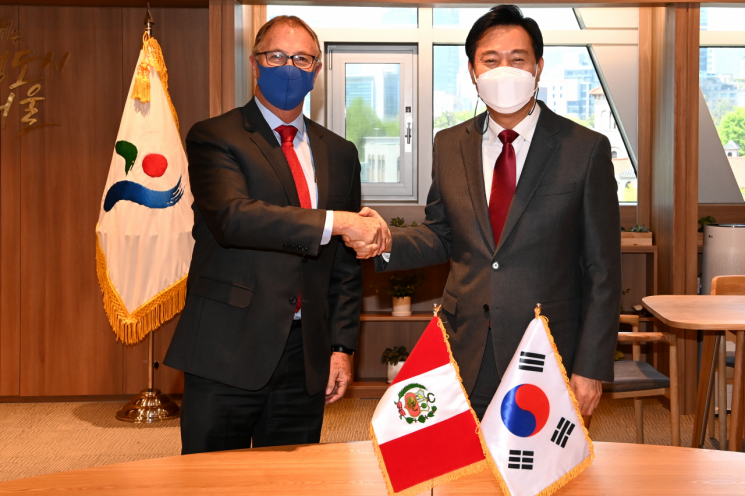 페루 리마시장 서울시장 면담… 스마트시티 우수정책 협력 논의