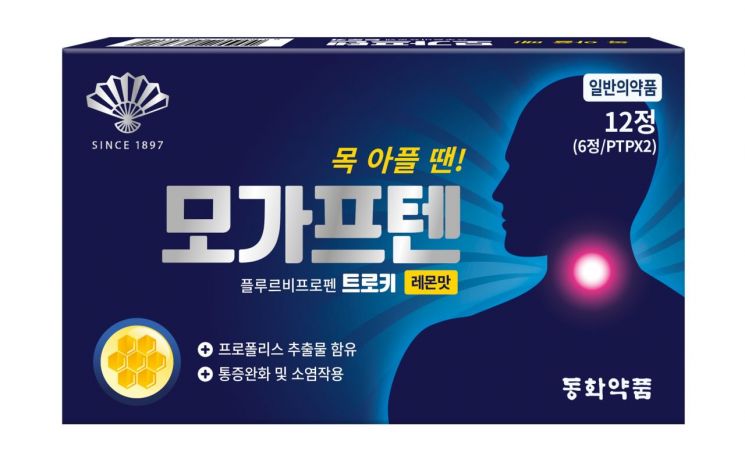 환절기 목 붓고 아플 땐…동화약품 인후염 치료제 '모가프텐'
